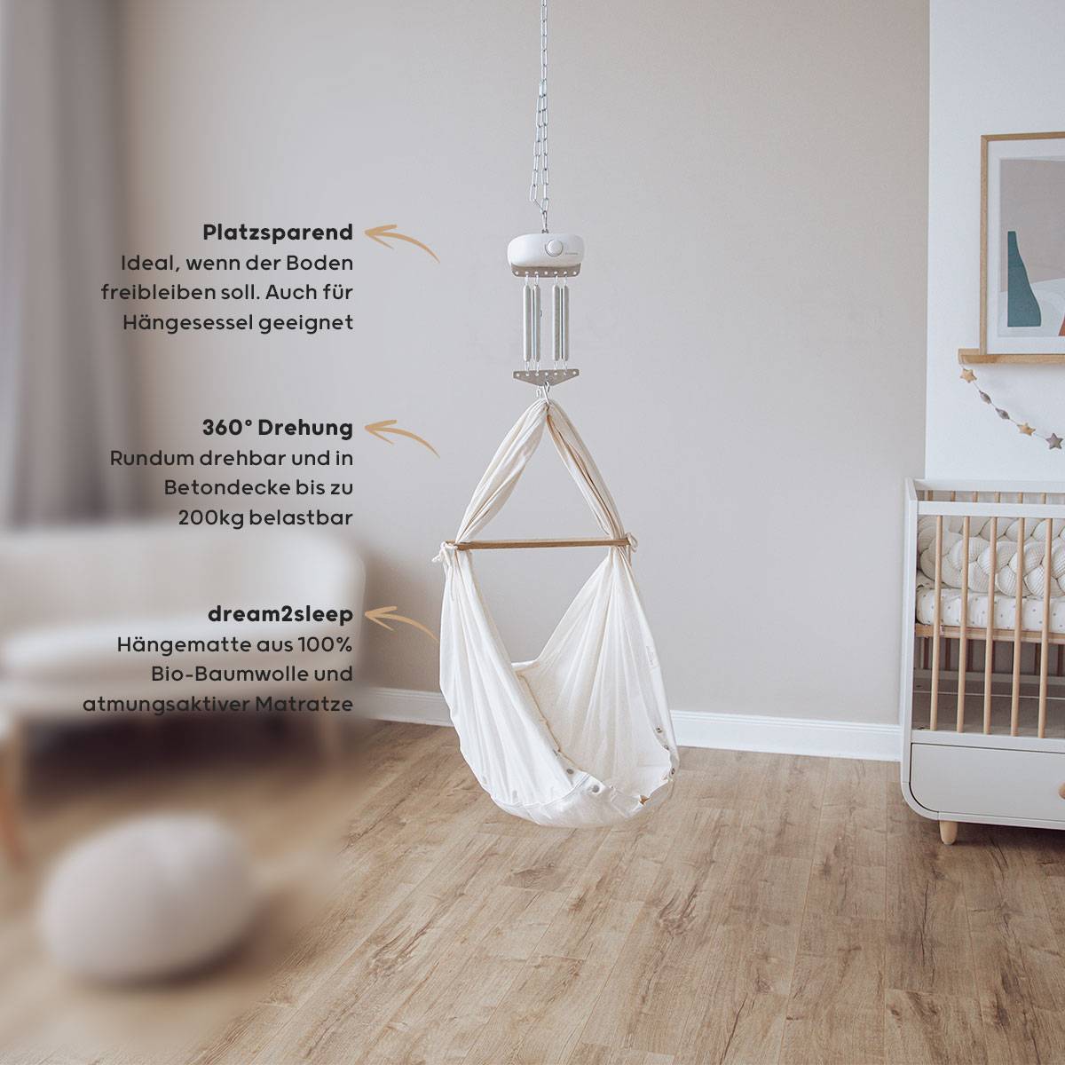 heia automatic baby hammocks wish set