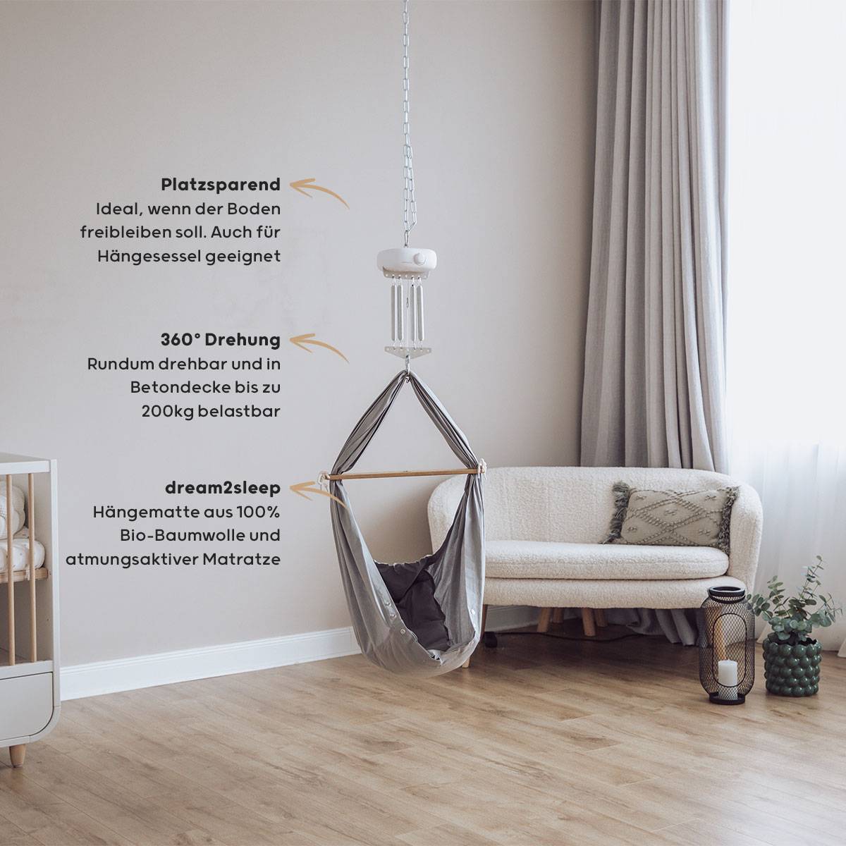 heia automatic baby hammocks wish set