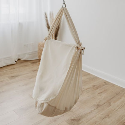 Automatic baby hammock canopy